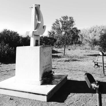 Idroscalo (Ostie) - monument à Pasolini - novembre 2022 - © Aude Roche